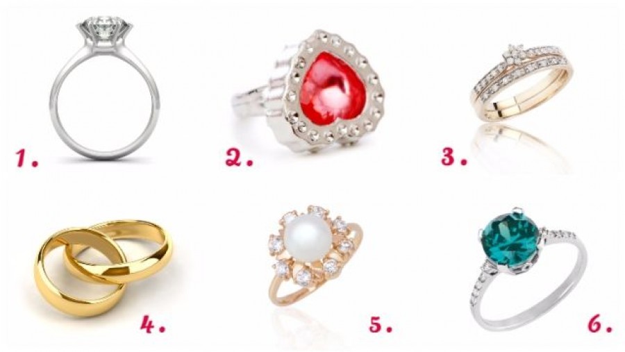 Melyik gyűrű tetszik neked a legjobban? Érdekes információt tudhatsz meg magadról